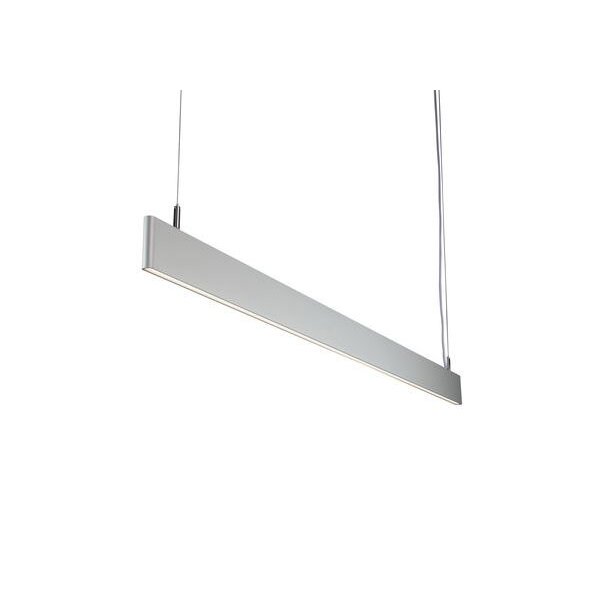 Böhmer LED-Pendelleuchte LB22 3200lm 3000K alu-matt 1500x20mm