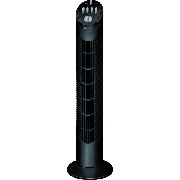 CLAT Tower-Ventilator T-VL 3546 schwarz 76cm Timer