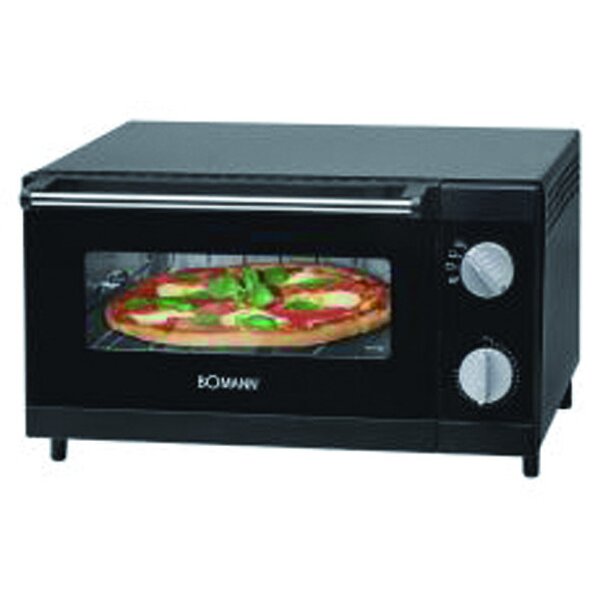 Bomann Multi-Pizza-Ofen MPO 2246 1000W 12l schwarz