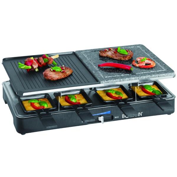 Bomann Raclette RG 2279 CB schwarz 8er 1400W