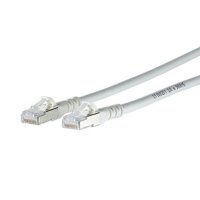 METZ Patchkabel Cat6A ISO/IEC 10G AWG26 2xRJ45 weiss 5,0m