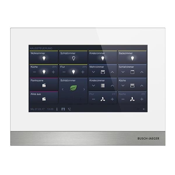 Busch-Jaeger Touch-Bedienelement H8236-5W-03 IP touch 7 LAN/LAN