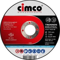 Cimco Korund-Trennscheibe Inox 125mm