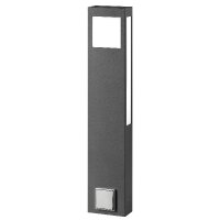 CMD Standleuchte LB22 Aqua Paulo Anthrazit mit Steckdose