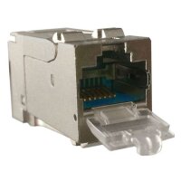 EKU e-stoneModul 1xRJ45 Keystone Cat6A EIA/TIA 10 GbE...