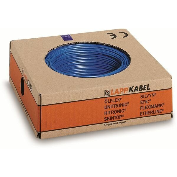 LAPP PVC-Aderleitung H05V-K 1x0,5 dunkelblau/weiss RG100m