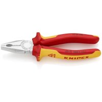Knipex Kombizange chrom isol. 180mm VDE 1000V