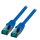 DNTE Patchkabel RJ45 S/FTP Cat.6A LSZH  0,25m blau