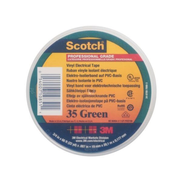 3M Band Scotch35-19x20gn NR.35 19mmx20m grün
