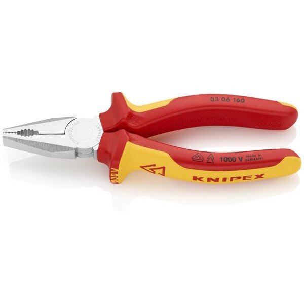 Knipex Kombizange chrom isol. 160mm VDE 1000V