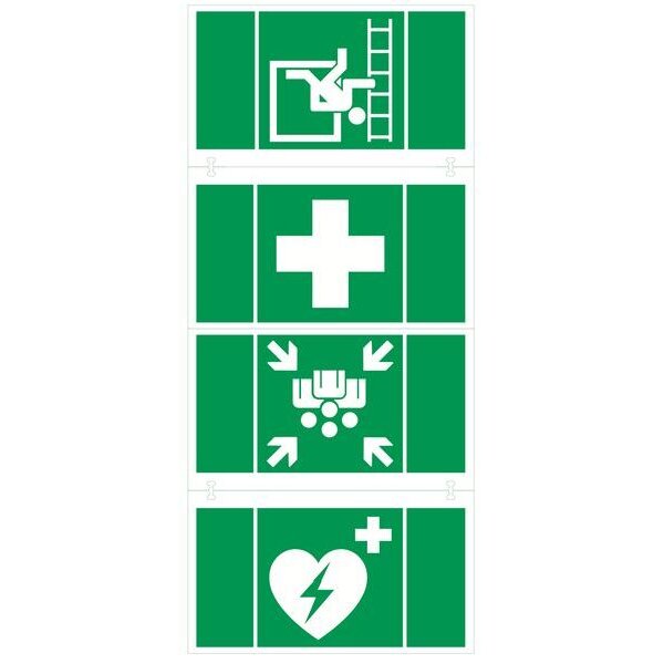 RP-Technik Piktogrammset KS4HELP Erste Hilfe 4x2 für KS/AS/AM