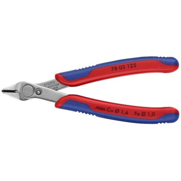 Knipex Elektronik-Super-Knipexs inox isol. 125mm
