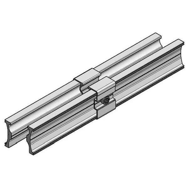 SL Rack Modultragprofil-Verbinder Innenverbinder m. Träger RAIL 40