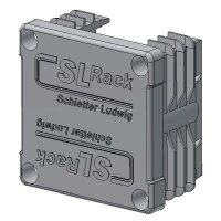 SL Rack Kunststoff-Endkappe RAIL 40 grau