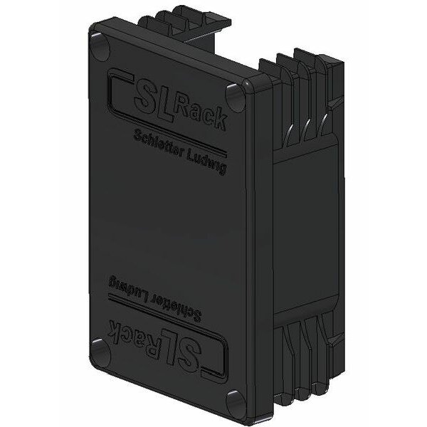 SL Rack Kunststoff-Endkappe RAIL 60 schwarz