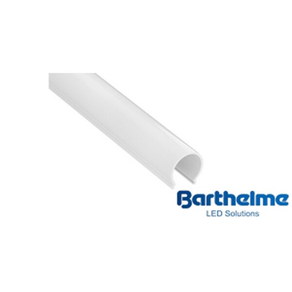 Barthelme Profilabdeckung LB22 BARdolino PMMA opalws 18,4x13,4mm 1m