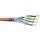 Elmat Datenkabel Cat7 1000MHz S/FTP 4x2xAWG23 FRNC orange TR500m