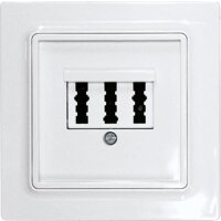 Eltako TAE-Abdeckung 3fach TAE55E/3-wg reinweiss...