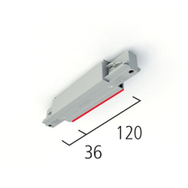 Eutrac Mitteleinspeisung LB22 m.Einspeisung silber