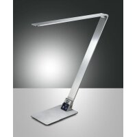 Fabas Luce LED-Tischleuchte LB22 alu 12W 900lm 2700-5000K
