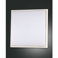 Fabas Luce LED-Deckenleuchte LB22 alu weiß 30 W 3000K