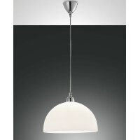 Fabas Luce Pendelleuchte LB22 Glas weiß...