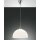 Fabas Luce Pendelleuchte LB22 Glas weiß H:einstellbar E27 1x60W