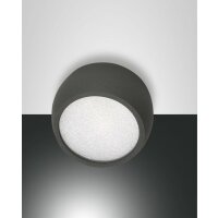 Fabas Luce LED-Wand- / Deckenleuchte LB22 anthrazit 7W 3000K