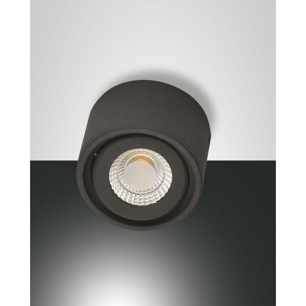 Fabas Luce LED-Wand- / Deckenleuchte LB22 anthrazit 6W 3000K