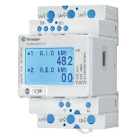 Finder Multifunktions-Energiezähler LCD 2 x S0 IR...