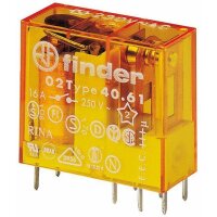 Finder Steck-/Printrelais 40.61.8.230.4000 1W 16A 230VAC
