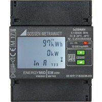 Gossen Energiezähler 4-Leiter-Netz 5(80) A 3x230/400V