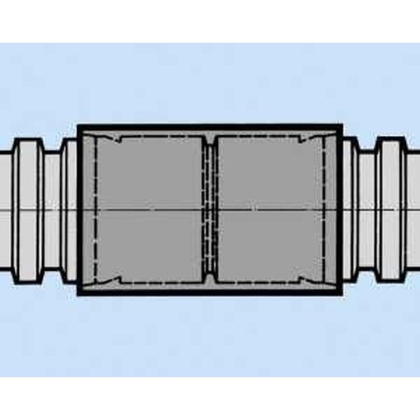 Hegler Verbindungsmuffe DN125 für HEKAPLAST mit Arretierung