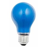 Scharnberger Glühlampe B 60x105mm E27 230V 25W blau