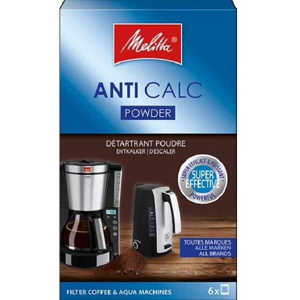 Melitta Entkalker Cafe Machines ANTI CALC Filter  Pulver 6x20g