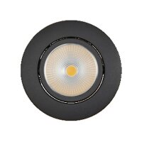 nobile LED-Deckeneinbaustrahler 5068 ECO Flat 8W sw-matt...