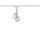 Paulmann Stromschienenstrahler URail Spot Pipe max. 1x10W GU10 Ws/Chr