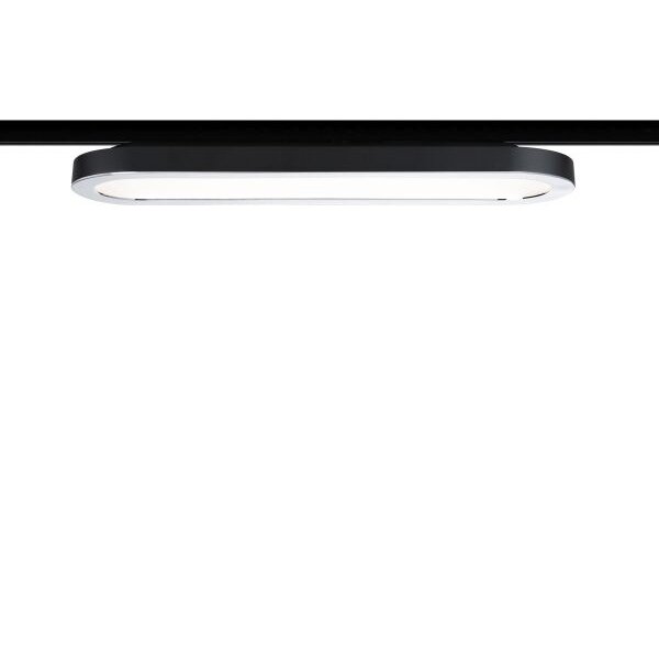 Paulmann Stromschienenleuchte URail 7W sw/chr Alu/Kunststoff 2700K