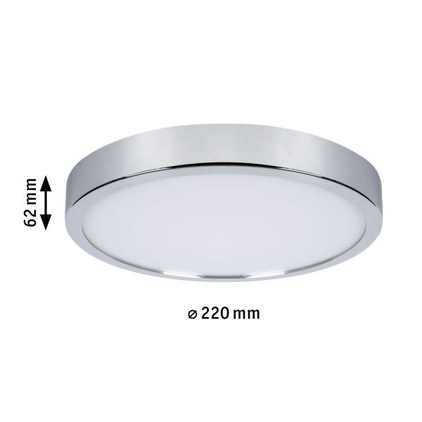 Paulmann LED-Wand- / Deckenleuchte LB22 Aviar 18W TunW 300mm 2700K 1800lm chrom