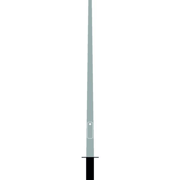 Metalogalva Aufsatzmast 4,5/76 konisch rund Gesamt: 5,3m