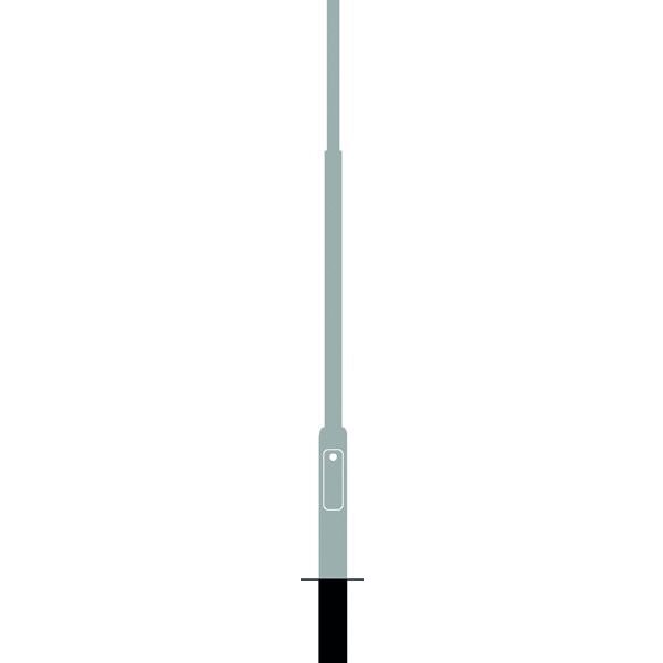 Metalogalva Aufsatzmast ZLM 30/60 3,0m Gesamt: 3,7m