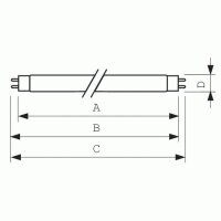 Philips Leuchtstofflampe Actinic BL TL-DK 36W 10 1SL/25