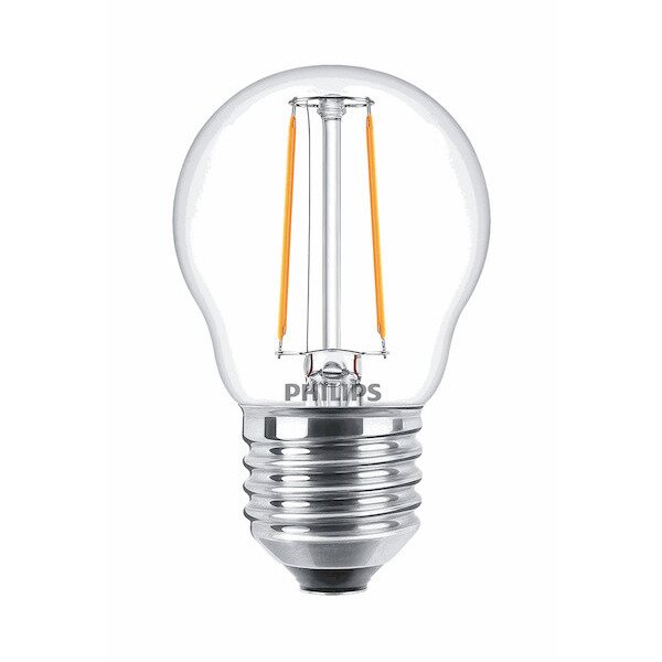 Philips LED-Leuchtmittel CorePro LEDLusterND2-25W P45 E27 827 CLG