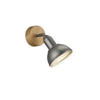 Trio Leuchten LED-Wandleuchte LB22 Holz/metall excl.1xE14...