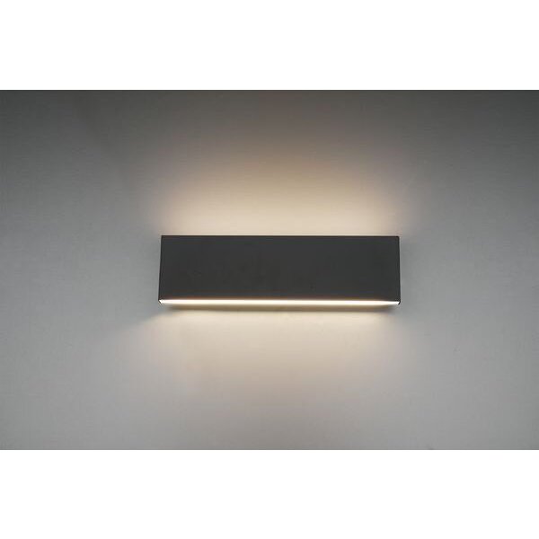 Trio Leuchten LED-Wandleuchte LB22 anthrazit 2x6W je 600lm 3000K