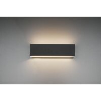 Trio Leuchten LED-Wandleuchte LB22 anthrazit 2x6W je...