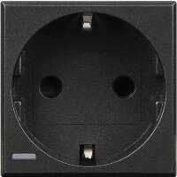 Bticino Steckdose SCHUKO anthrazit SL