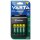 Varta Ladegerät 57687 LCD Plug Charger+ 4x AA 2100mAh