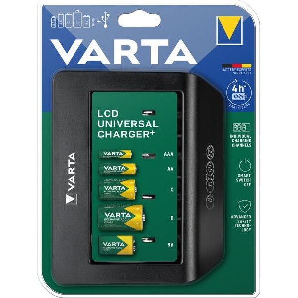 Varta Ladegerät 57688 LCD Universal Charger+