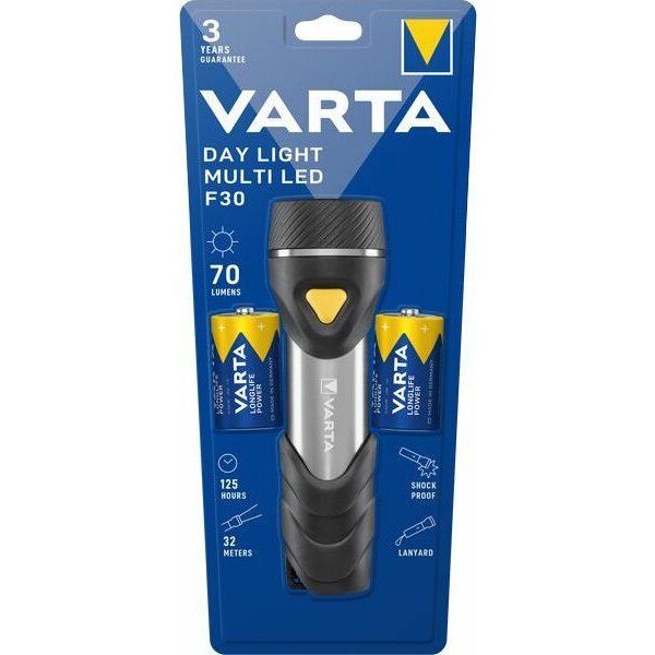 Varta Taschenleuchte Multi LED F30 2D mit Batterie (MHD)